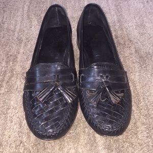 Cole Haan Black breaded loafers